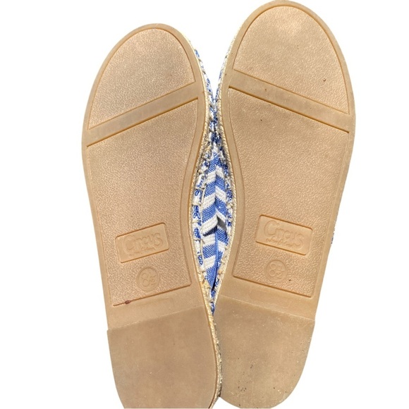 Circus by Sam Edelman Blue and White Knotted Espadrilles - Picture 5 of 5